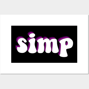 simp Posters and Art